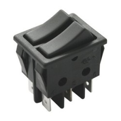 Interruptor unipolar doble tecla