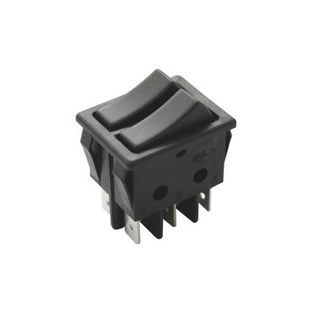 Interruptor unipolar doble tecla