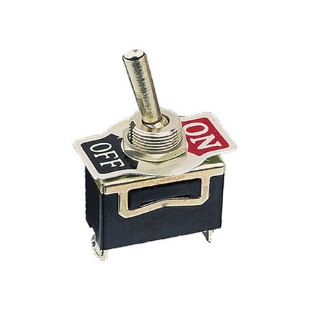 Interruptor unipolar a palanca.