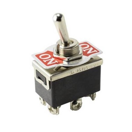 Conmutador de palanca de 2 posiciones y 2 circuitos