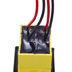 Interruptor IP67 DPST ON-OFF 220V/30A, Rojo con LED